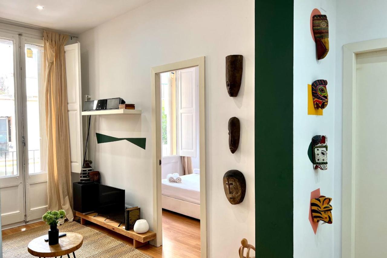 Centric 2 Bedroom With A Private Lovely Terrace Appartement Barcelone